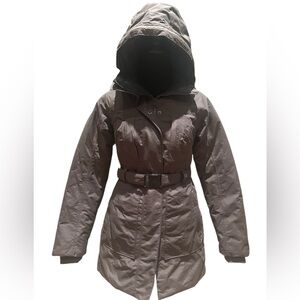 The North Face HyVent Belted Hooded Winter Jacket Women’s Size XS